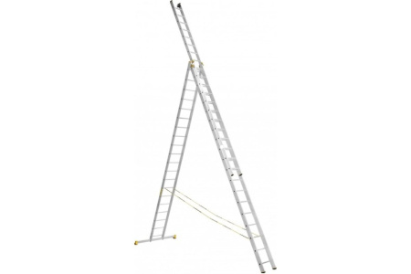 Лестница трехсекционная Алюмет P3 9316 (раб.высота 12.8м)